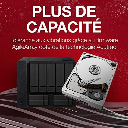 SEAGATE - Disque dur Interne - NAS Iron Wolf - 10To - 7 200 tr/min - 3.5 - vue 4