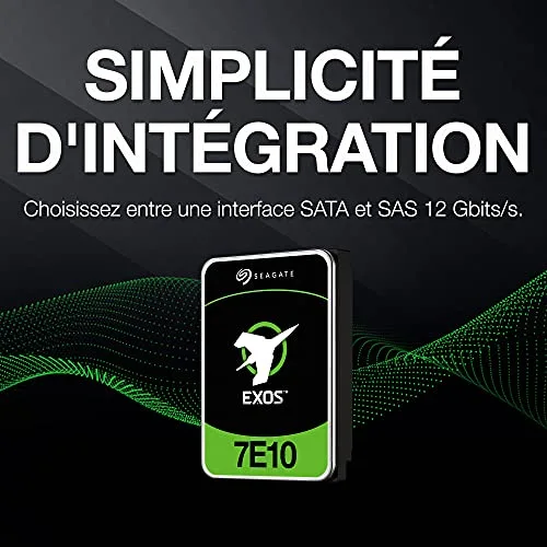 Seagate Exos 7E10 ST4000NM024B 4 To - vue 5