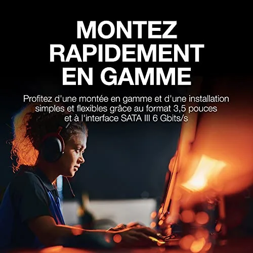 Seagate FireCuda 3,5" 4 To SATA 3 - vue 5