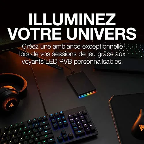Seagate FireCuda Gaming HDD 1 To Externe - vue 4