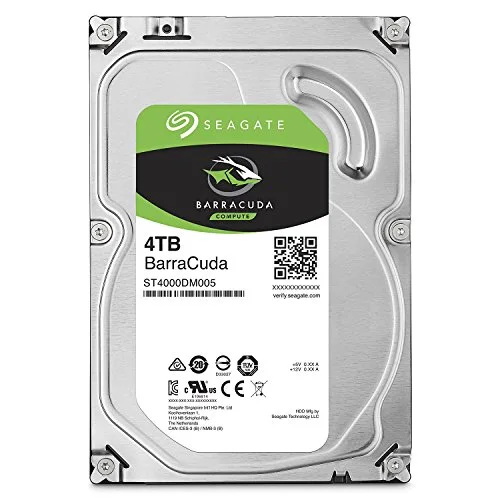 Seagate BarraCuda ST4000DM005 4 To 3,5" SATA 6Gb/s 64 Mo