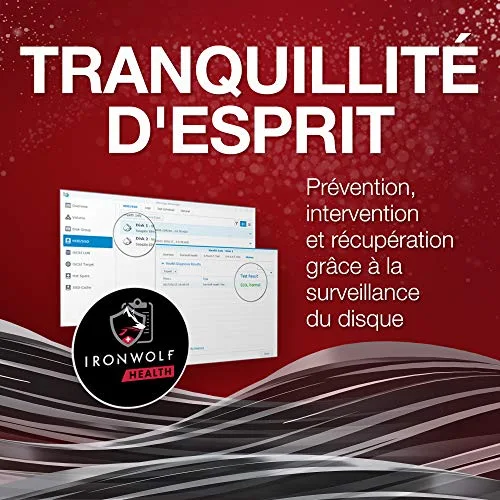 Seagate IronWolf NAS 1TB SATA3 - vue 8