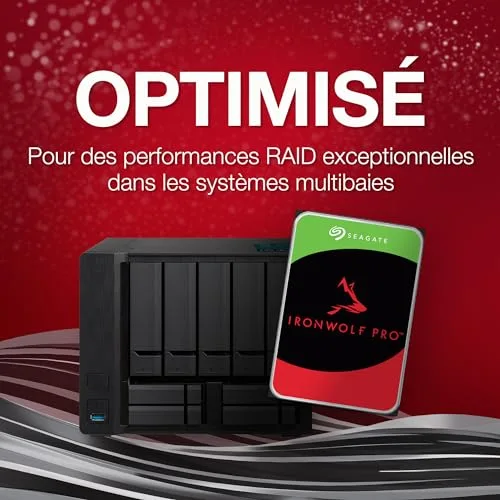 Seagate IronWolf Pro 24 To ST24000NT002 - vue 6