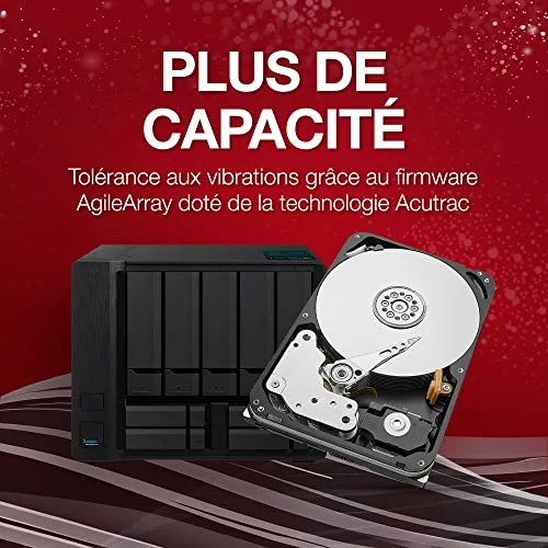 Seagate IronWolf Pro ST10000NE0008 Disque dur 10 To interne 3.5 SATA 6Gb-s 7200 tours-min mémoire tampon : 256 Mo avec 2 - vue 3