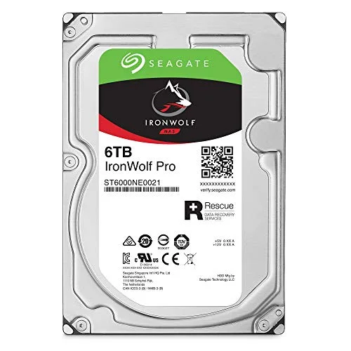 Seagate IronWolf Pro ST6000NE000 disque dur 3.5 6000 Go Série ATA III - vue 2