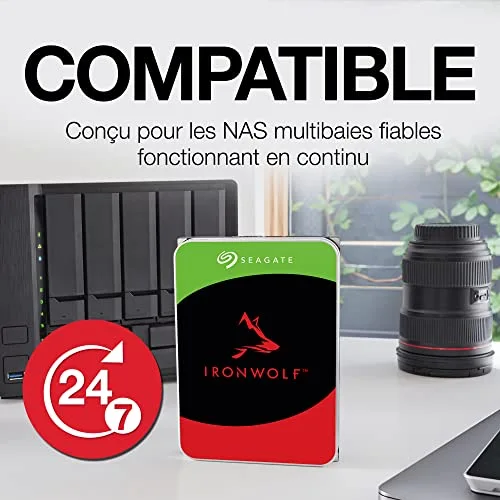 Seagate IronWolf ST2000VN004 2 To - vue 2