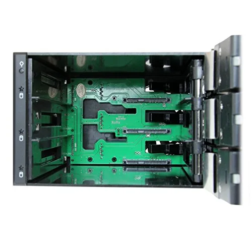 STARTECH Disque dur Rack Backplane Mobile - Aluminum sans tiroir - 3 Disque Dur SAS II/SATA III 6Gbps Hot Swap - vue 5