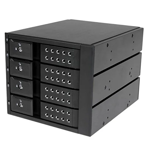 StarTech HSB4SATSASBA rack amovible 4 baies 3,5" SAS II/SATA III