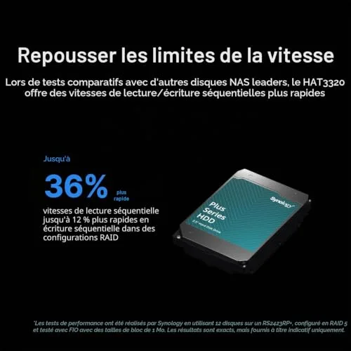 Synology HAT3320-8T 8 To - vue 5