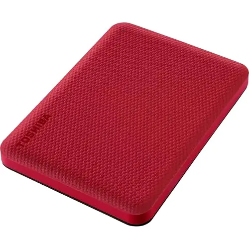 Toshiba Canvio Advance 4 To Rouge - vue 4