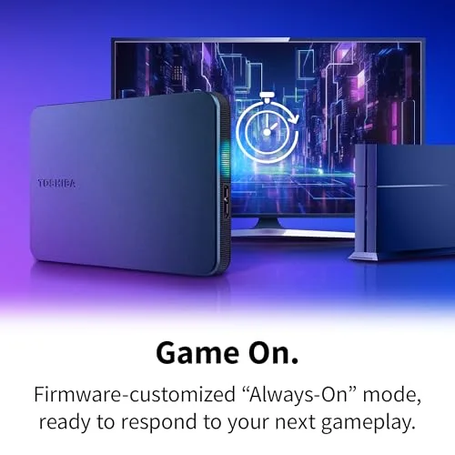 Toshiba Canvio Gaming 2 To - vue 3