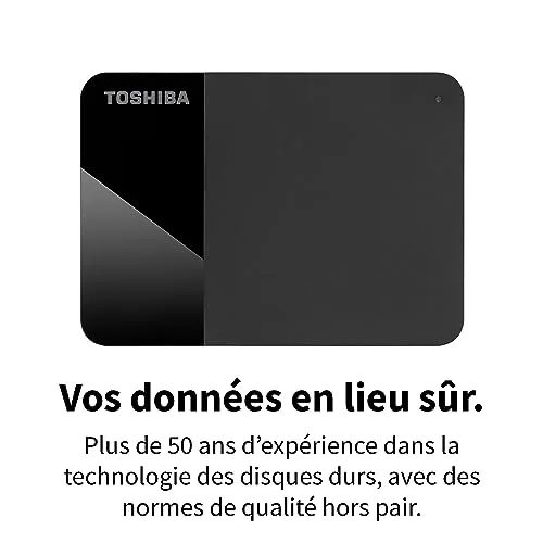 Toshiba Canvio Ready 1 To Noir - vue 5