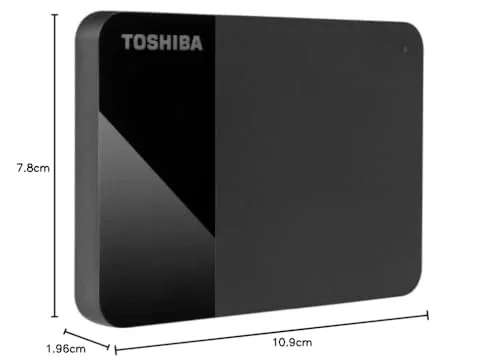 Toshiba Canvio Ready 4000 Go Noir - vue 8