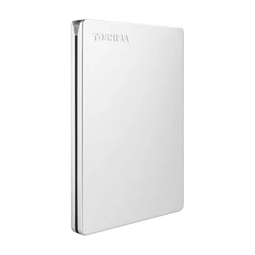 Toshiba Canvio Slim 1 To Argent - vue 3