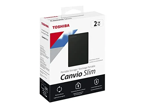 Toshiba Canvio Slim 2 To - vue 4