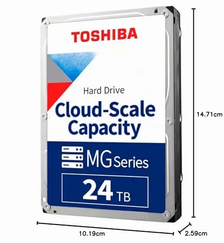 Toshiba MG11ACA24TE 24 To - vue 2