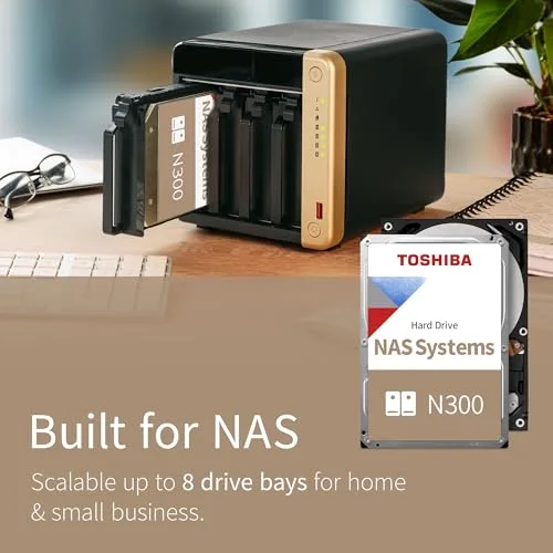 Toshiba N300 NAS 8 To - vue 2