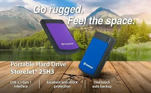 Transcend StoreJet 25H3B 1 To - vue 9