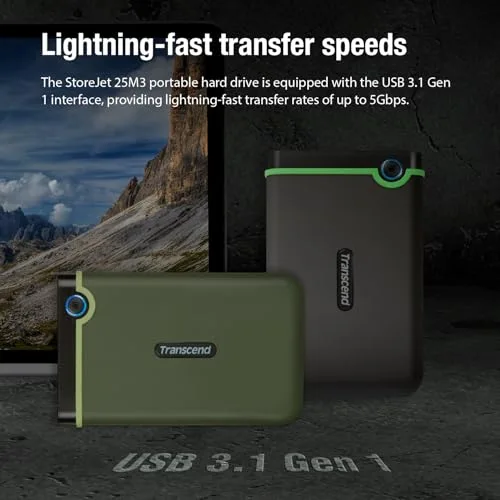 Transcend StoreJet 25M3 2 To - vue 6