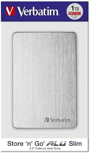 Verbatim Store 'n' Go ALU Slim 1 To - vue 7