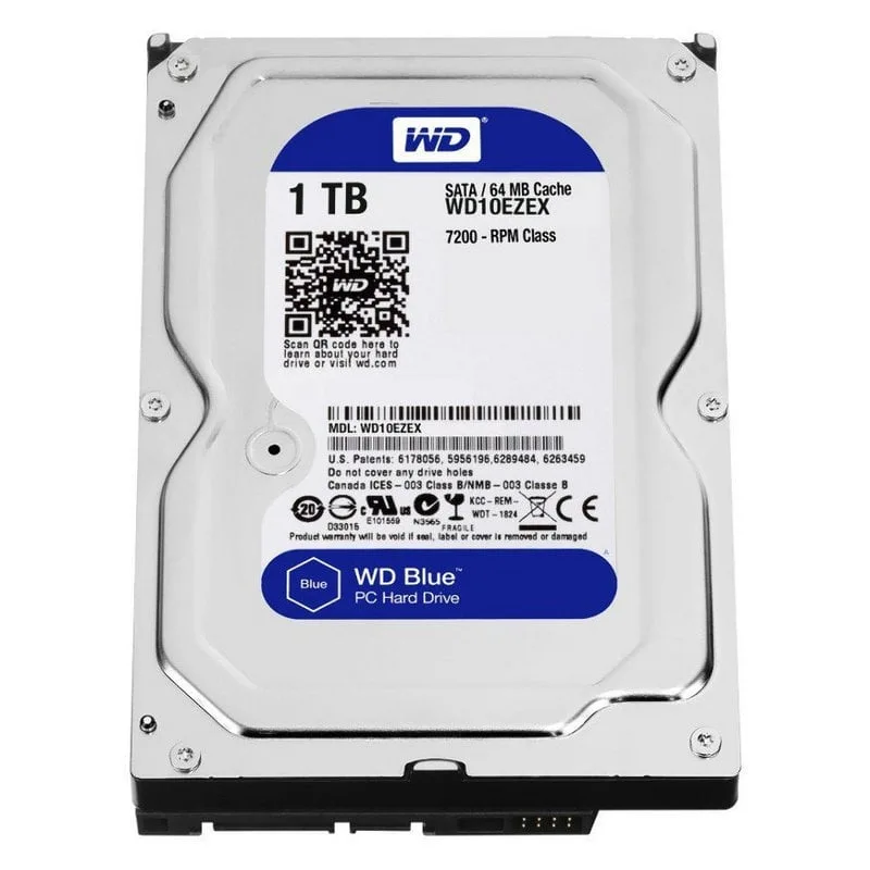 Disque dur Western Digital WD Blue 1TB 3.5" SATA3