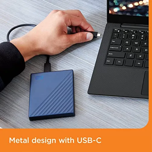 WD My Passport Ultra 4 To Bleu - vue 2