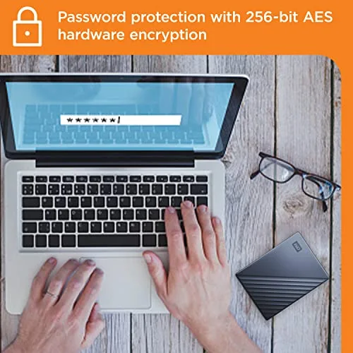 WD My Passport Ultra 4 To Bleu - vue 3