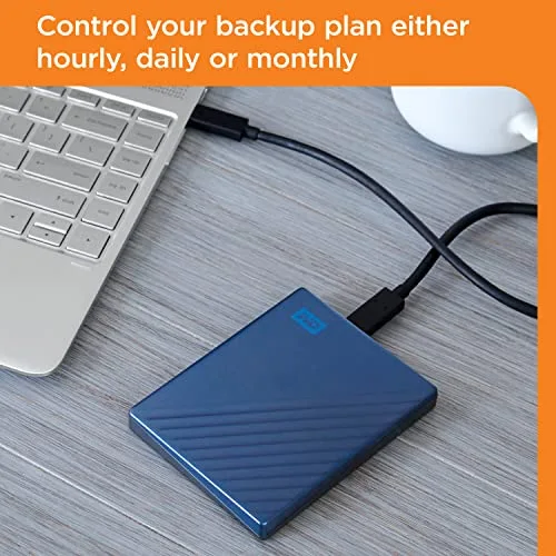 WD My Passport Ultra 4 To Bleu - vue 4