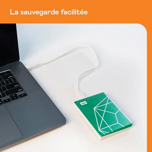WD My Passport Ultra 6 To - Stockage externe portable - Disque dur externe - Edition 20e anniversaire - Emeraude - vue 4