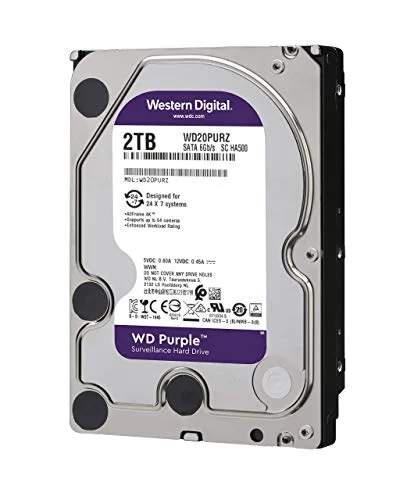 WD Purple 2TB SATA 3 - vue 2