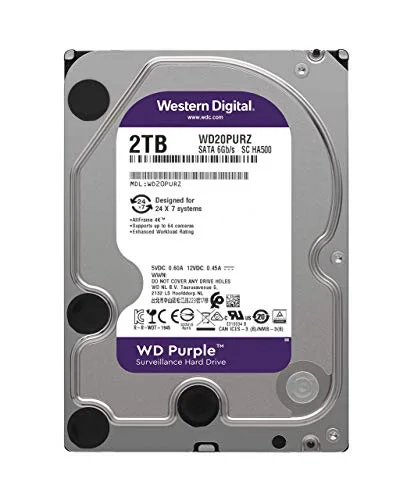 WD Purple 2TB SATA 3 - vue 3