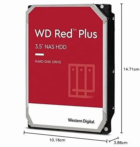 WD Red™ Plus - Disque dur Interne NAS - 12To - 7200 tr/min - 3.5 (WD120EFBX) - vue 9