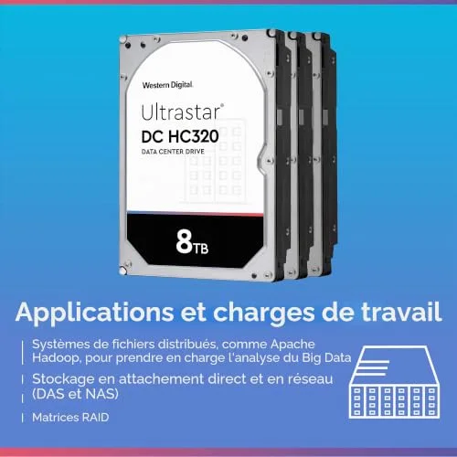 WD Ultrastar DC HC320 8 To - vue 6