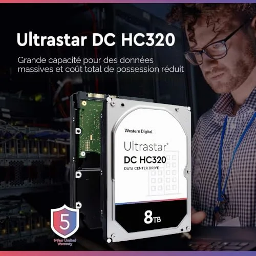 WD Ultrastar DC HC320 8 To SATA3 - vue 4