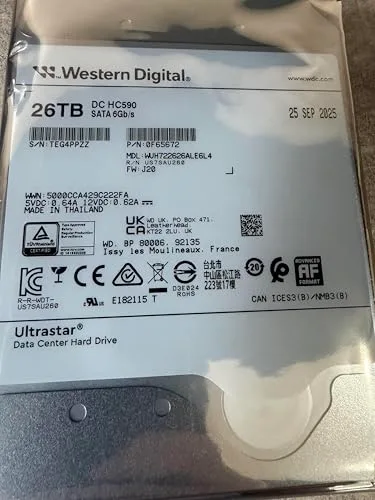 WD Ultrastar DC HC590 26 To - vue 2