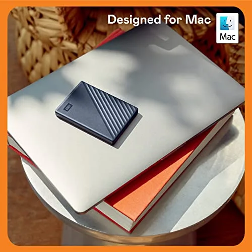 Western Digital My Passport for Mac 5 To Bleu - vue 2