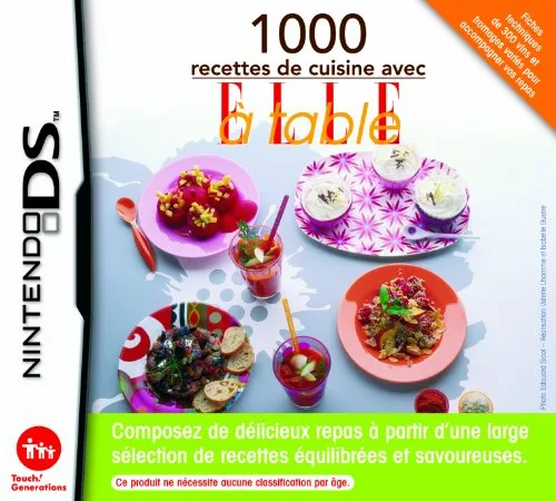 1000 recettes de cuisine avec Elle à table DS