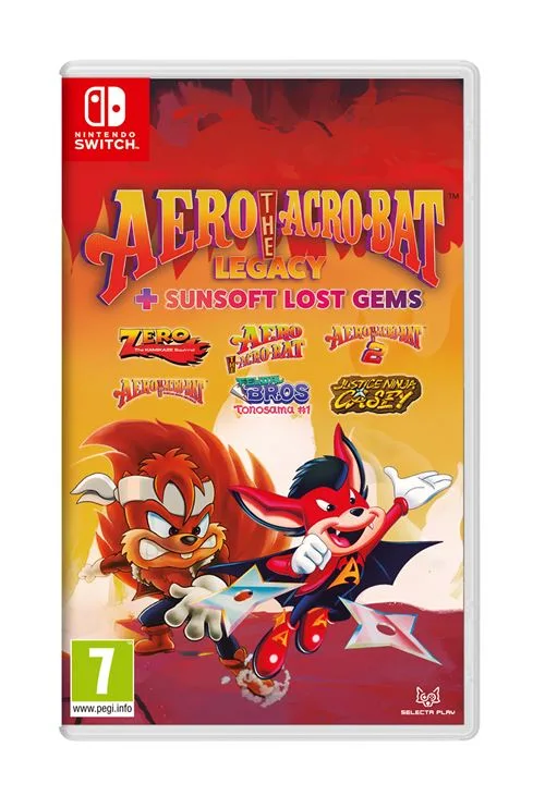 Selecta Play Aero The Acro-Bat Legacy + Sunsoft Lost Gems Switch