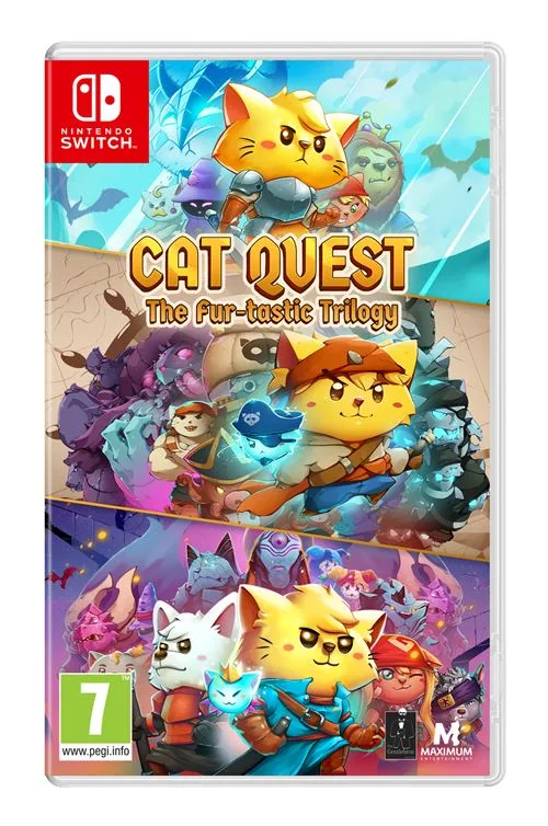 PQube Cat Quest The Fur-tastic Trilogy Switch