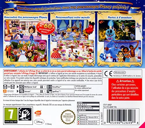 Disney Magical World - Jeu Nintendo 3DS - vue 4