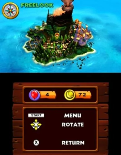Donkey Kong Country Returns 3D Jeu 3DS - vue 6