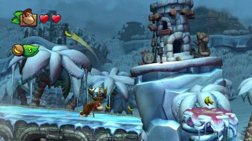 Donkey Kong Country: Tropical Freeze Jeu Wii U - vue 5
