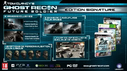 Ghost Recon : Future Soldier - PS3 [Signature Ed] - vue 2