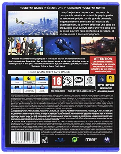 Grand Theft Auto V Standard PS4 - vue 2