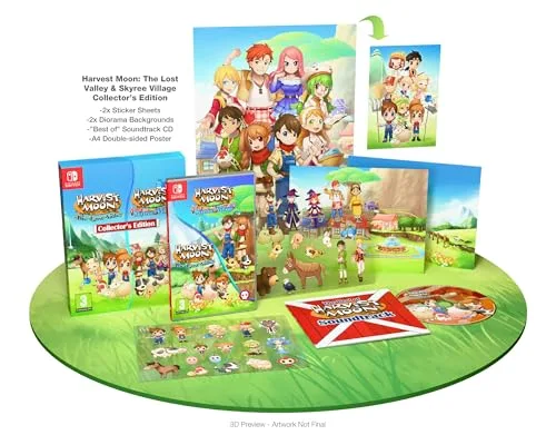 Harvest Moon The Lost Valley + Skytree Village Edition Collector Switch - vue 2