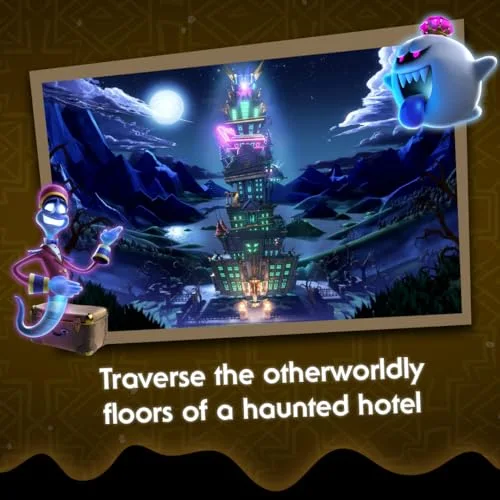 Jeu daventure Luigis Mansion 3 - Nintendo Switch - Action - PEGI 7+ - Cartouche - vue 3