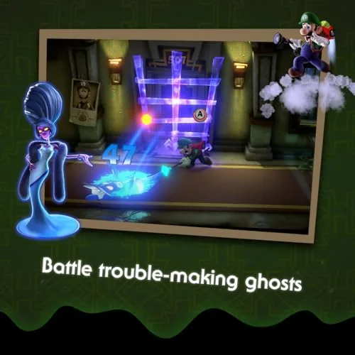 Jeu daventure Luigis Mansion 3 - Nintendo Switch - Action - PEGI 7+ - Cartouche - vue 6