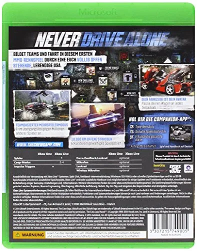 Jeu de course The Crew - Xbox One - Standard - Non VR - Mode en ligne - vue 7