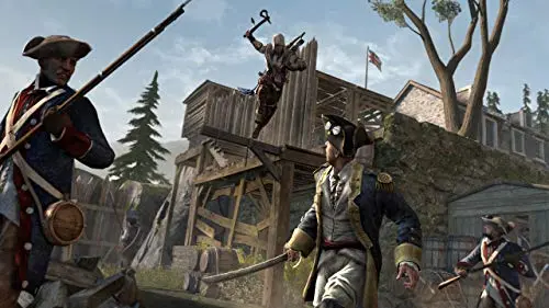 Jeu Playstation 4 - Assassins Creed III + Liberation Remaster - Remaster PS4 - Import anglais jouable en français - vue 6