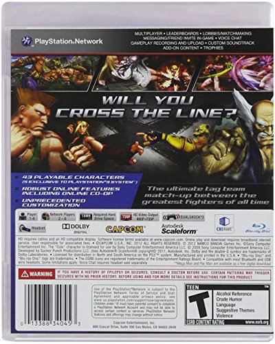 Jeu vidéo Capcom Street Fighter X Tekken - PS3 - Combat - Editeur: Capcom - Date de sortie: 06032012 - vue 2